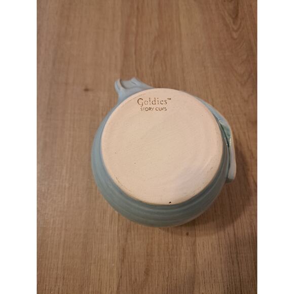 Handmade Mug Blue Once Upon a Time There Was a Woman - Picture 4 of 4